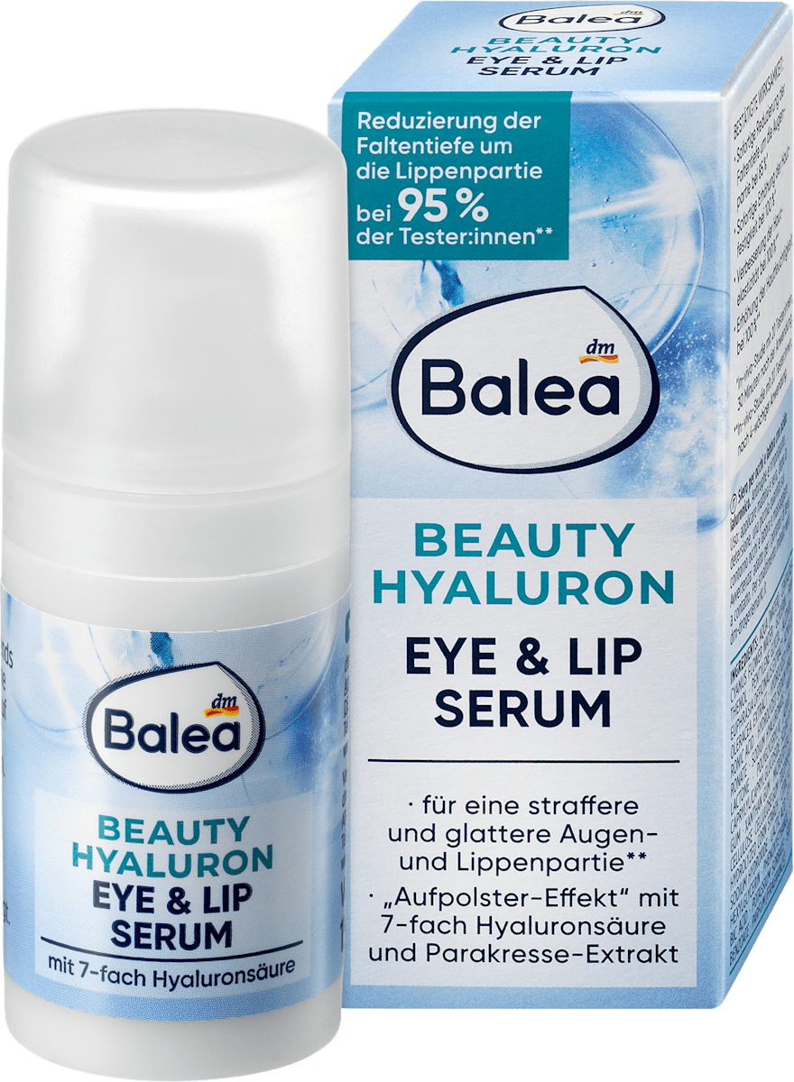 Balea Beauty Hyaluron Eye & Lip Serum, 0.5 fl oz