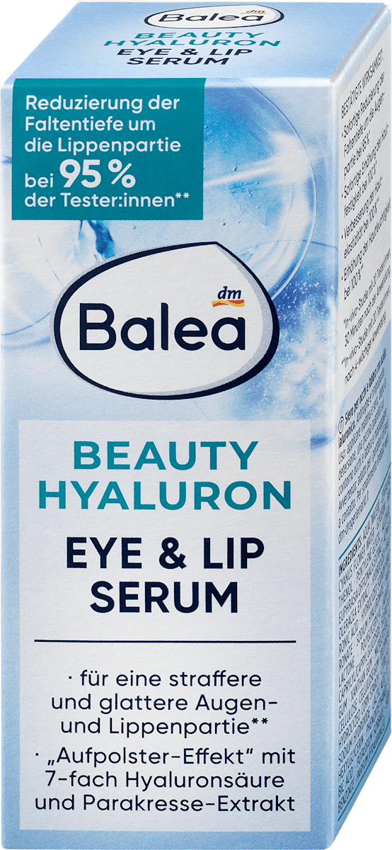 Hyaluron Eye & Lip Plumping Serum, 0.51 fl oz