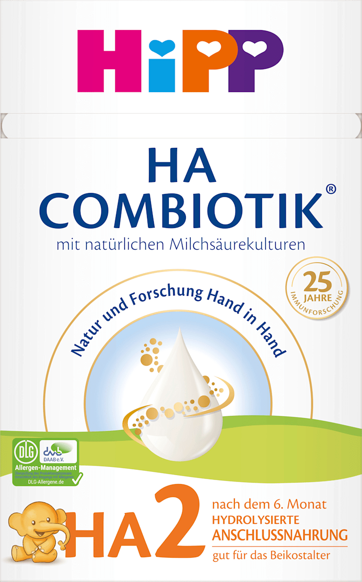 HA2 Combiotik Hypoallergenic Follow-On Formula, Stage 2 (6+ Months), 21.2 oz