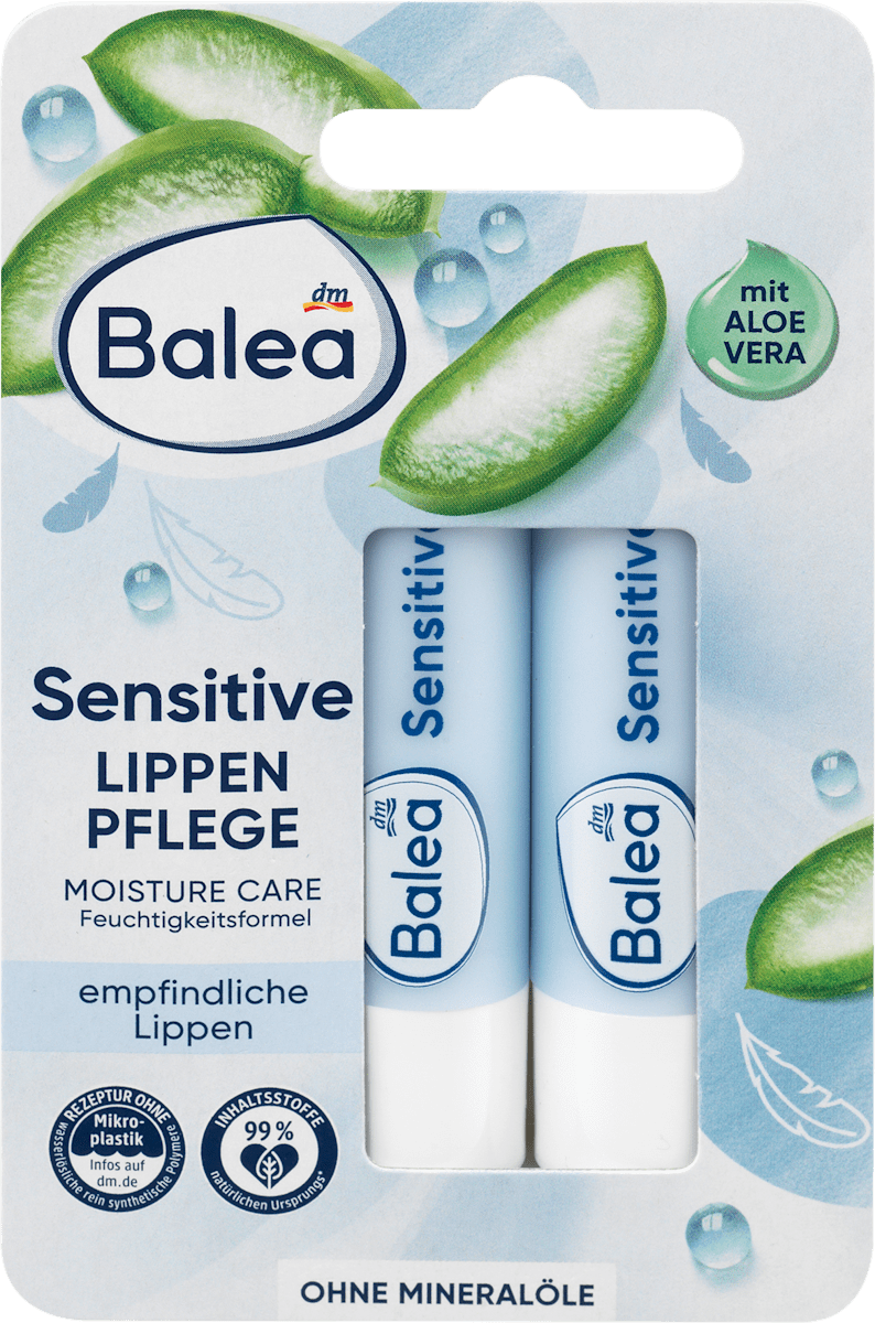 Balea Sensitive Lip Care Stick, 0.34 oz