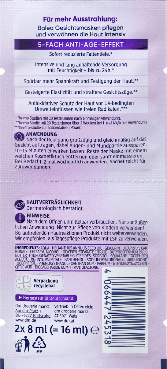 Retinol Face Mask – 0.3 fl oz