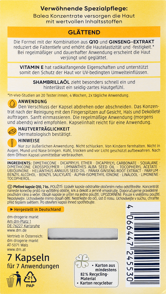 Concentrate Q10 Anti-Wrinkle, 7 pcs.