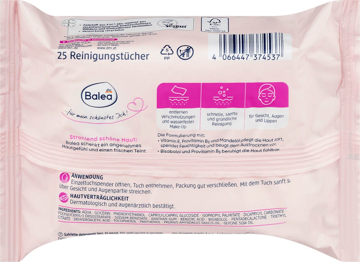 3-in-1 Nourishing Makeup Remover Wipes – 25 Count