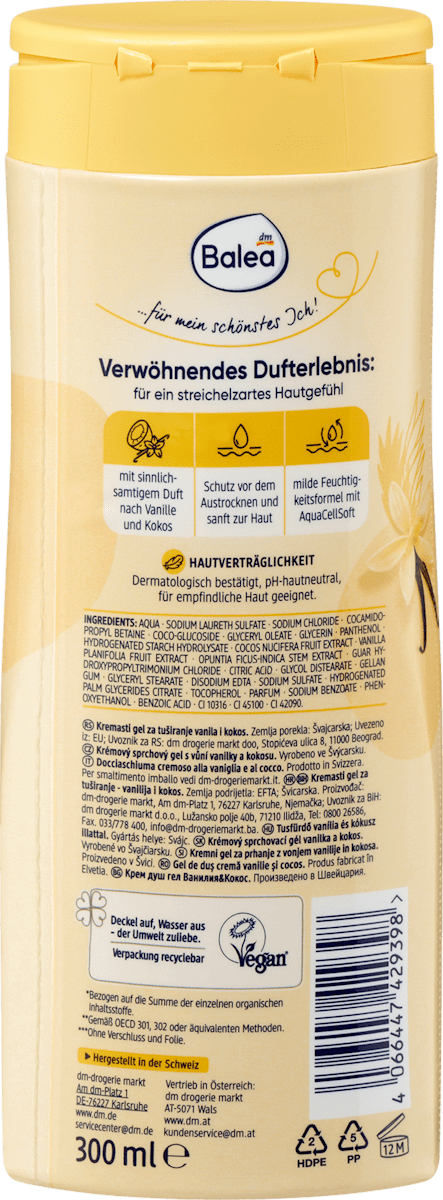 Orchid & Vanilla Cream Shower