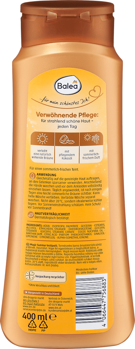 Magic Summer Gradual Tan Body Lotion – Sun-Kissed Glow – 13.5 fl oz