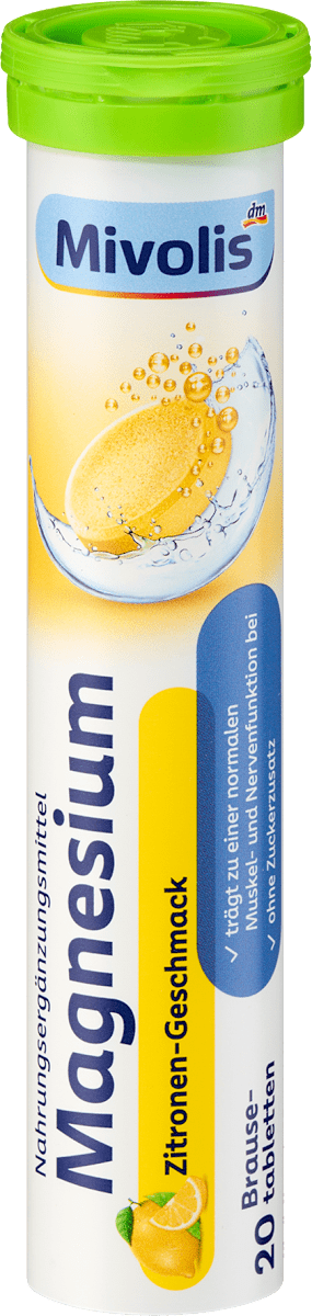 Magnesium effervescent tablets 20 pcs, 82 g