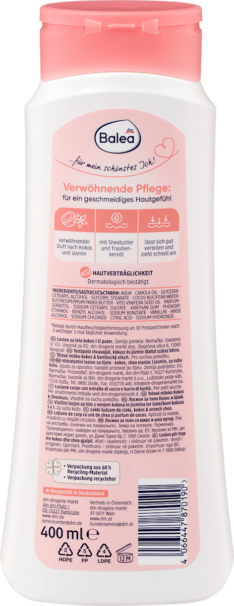 Coconut & Shea Butter Body Lotion – Tropical Nourishment – 13.5 fl oz