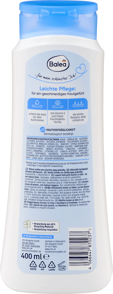 Light Body Lotion – Everyday Hydration, Fast-Absorbing – 13.5 fl oz