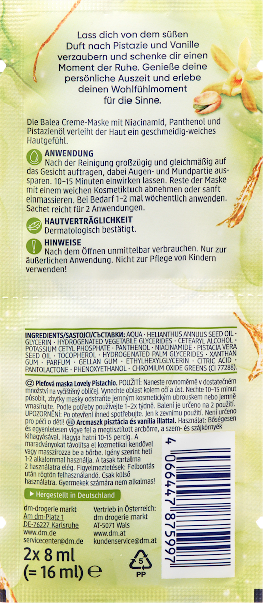 Pistachio Cream Face Mask – 0.5 fl oz