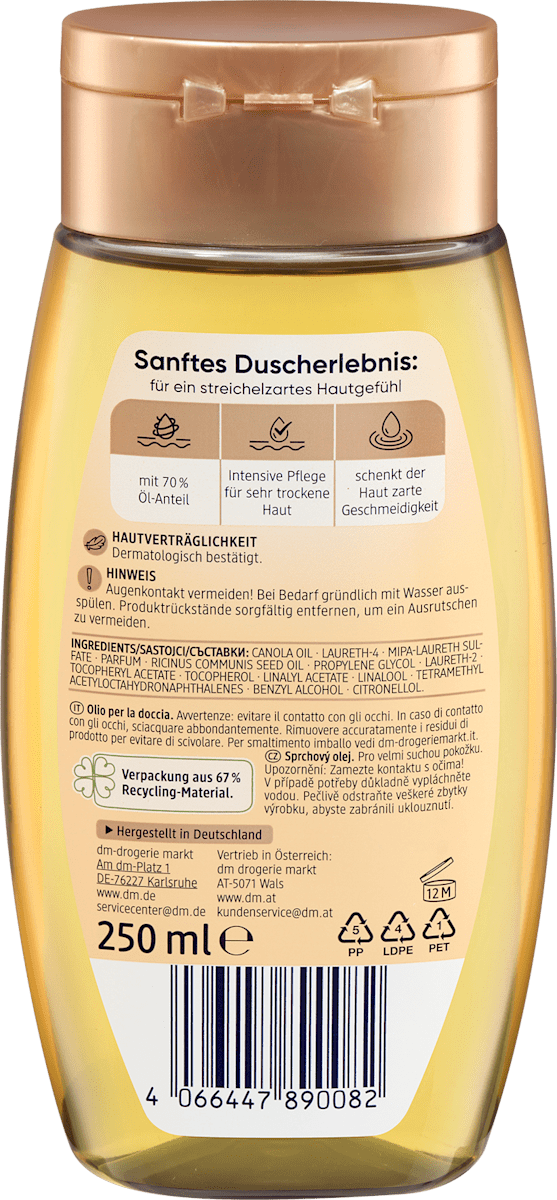 Shower Oil for Dry Skin