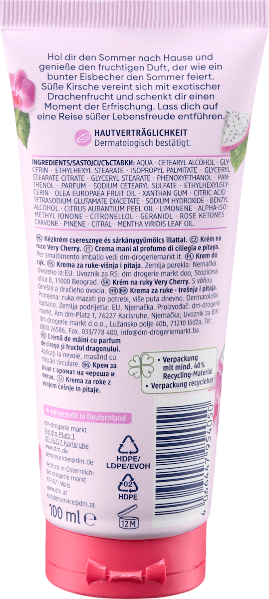 Very Cherry Hand Cream – 3.4 fl oz