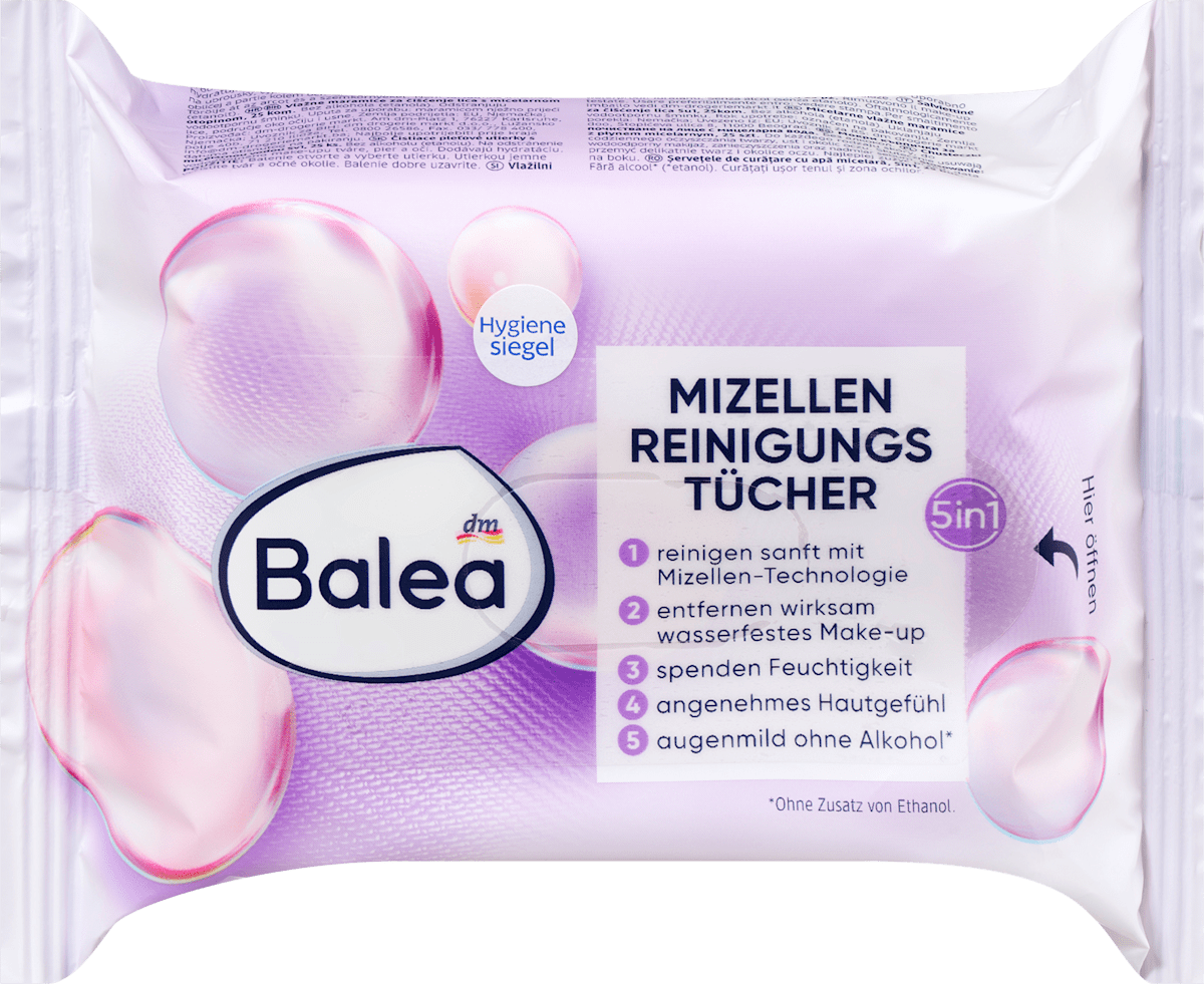 Micellar Makeup Remover Wipes (25 Count)