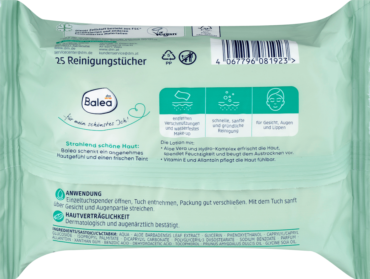 3-in-1 Refreshing Makeup Remover Wipes – 25 Count