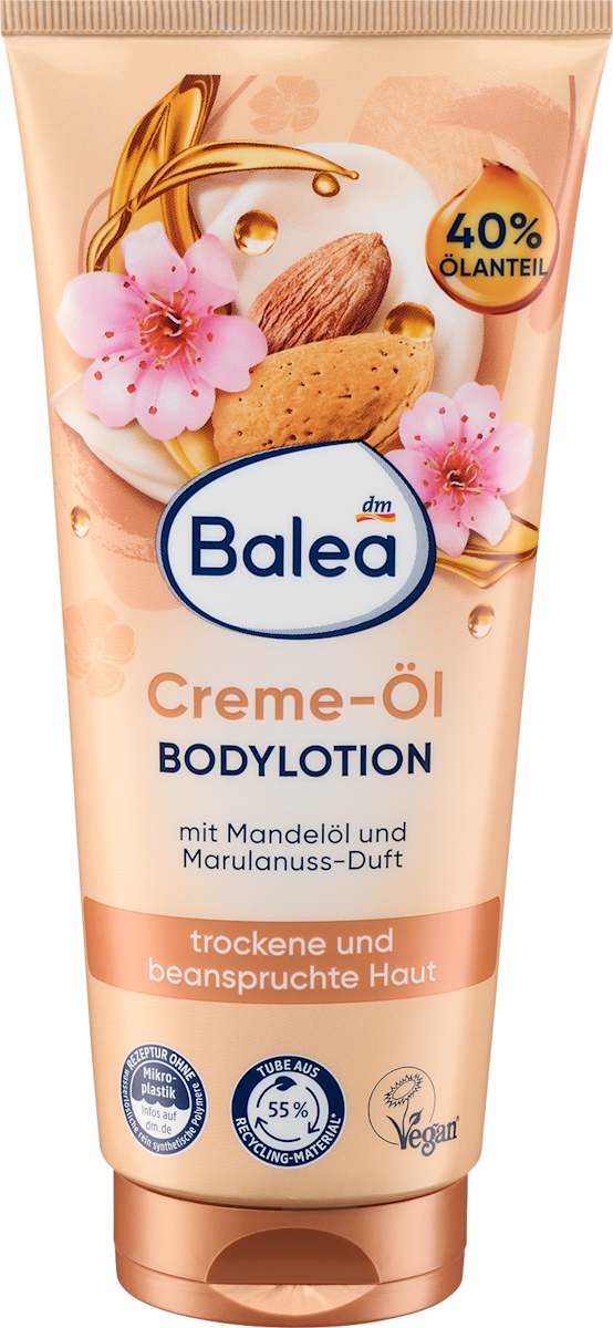 Almond Oil Cream-Oil Body Lotion – Rich Moisture – 6.8 fl oz