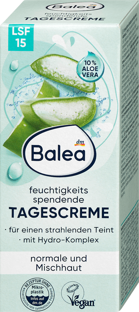 Balea Moisturizing Day Cream SPF 15, 1.7 fl oz