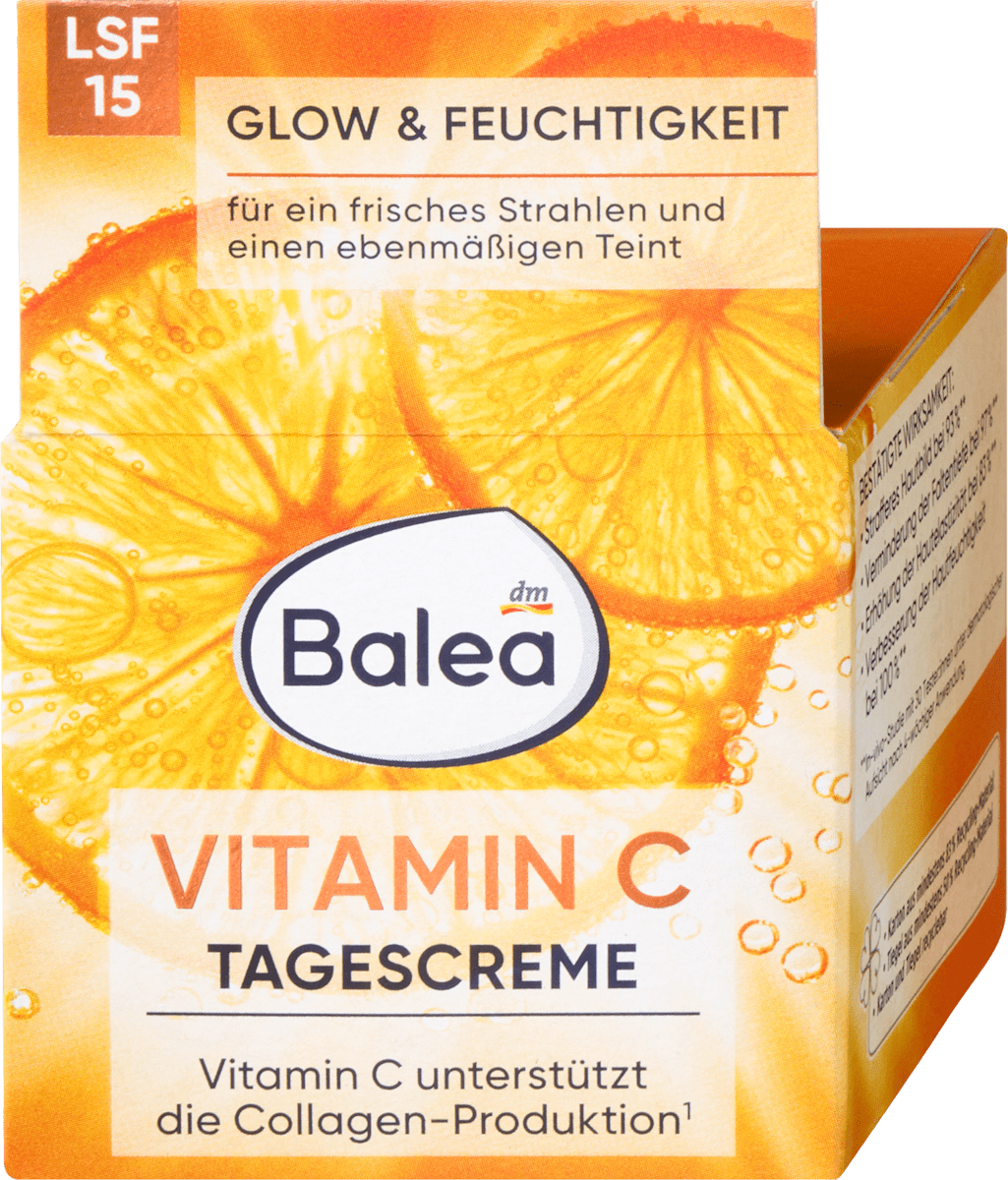 Balea Vitamin C SPF 15 Face Cream, 1.7 fl oz