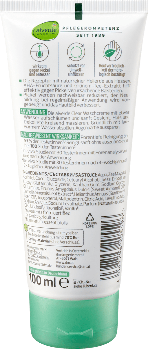 Waschcreme Clear, 100 ml