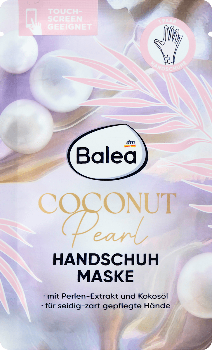 Coconut Pearl Moisturizing Hand Mask Gloves – 1 Pair