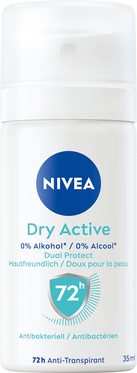 NIVEA Dry Active Antiperspirant Deodorant Spray, 1.2 fl oz